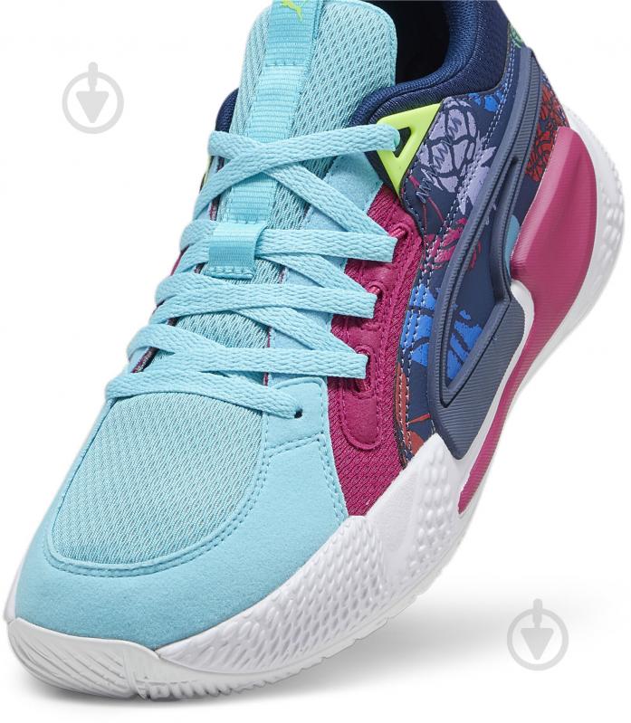 Кроссовки мужские демисезонные Puma COURT RIDER CHAOS FRESH 37913801 р.40,5 разноцветные - фото 5