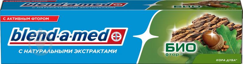 ᐉ Зубная паста Blend-a-Med БИО Фтор Кора Дуба 100 мл • Купить в Киеве ...
