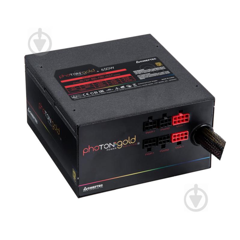 Блок живлення Chieftec Photon Gold GDP-650C-RGB 650 Вт - фото 1