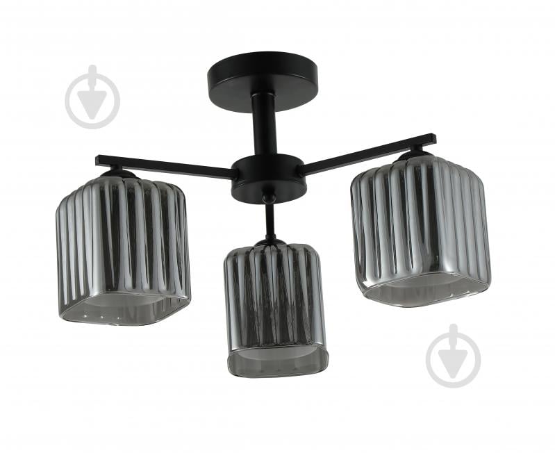 Люстра Sensio Heliora 3x40 Вт E27 черный LS-07665/3B-40W - фото 1 Люстра Sensio Heliora 3x40 Вт E27 черный LS-07665/3B-40W - фото 1