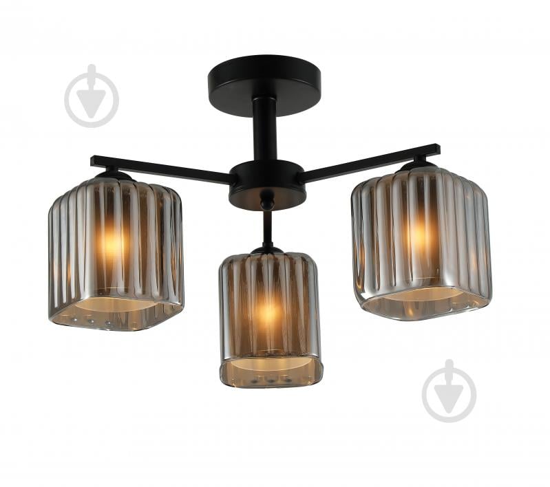 Люстра Sensio Heliora 3x40 Вт E27 черный LS-07665/3B-40W - фото 2