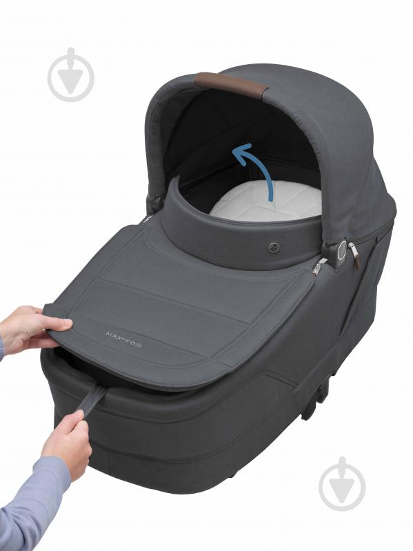 Коляска универсальная 2 в 1 Maxi-Cosi Oxford+ Twillic Graphite - фото 12