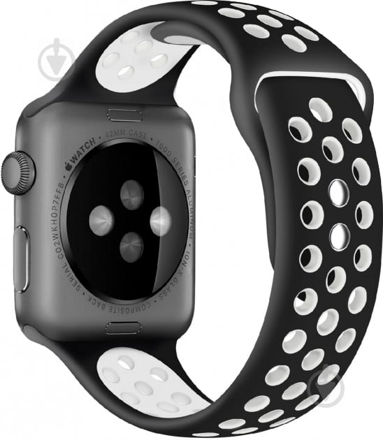 Ремінець Promate Oreo-38ML для Apple Watch 38-40 мм black/white oreo-38ml.black/white - фото 2