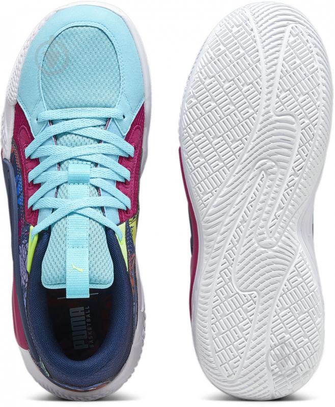 Кросівки чоловічі демісезонні Puma COURT RIDER CHAOS FRESH 37913801 р.44,5 різнокольорові - фото 6