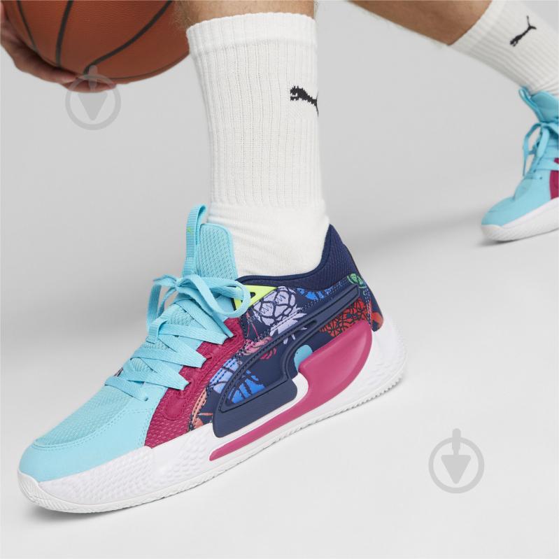 Кросівки чоловічі демісезонні Puma COURT RIDER CHAOS FRESH 37913801 р.44,5 різнокольорові - фото 7