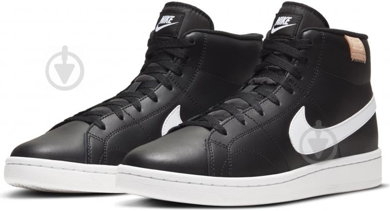 Кроссовки мужские Nike COURT ROYALE 2 MID CQ9179-001 р.45 черные - фото 1