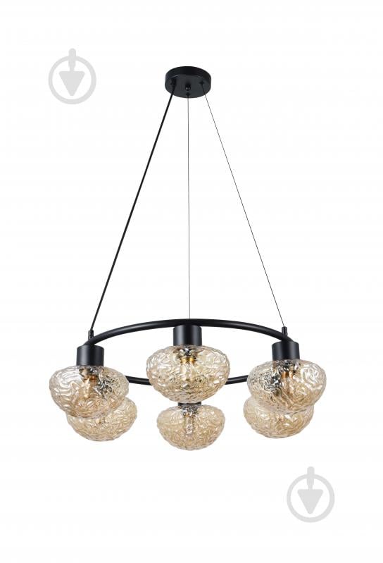 Люстра Sensio Elystrum 6x40 Вт E27 черный LS-07805/6B-40W - фото 2