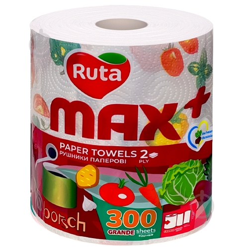 Бумажные полотенца Ruta MAX + двухслойная 1 шт. - фото 1