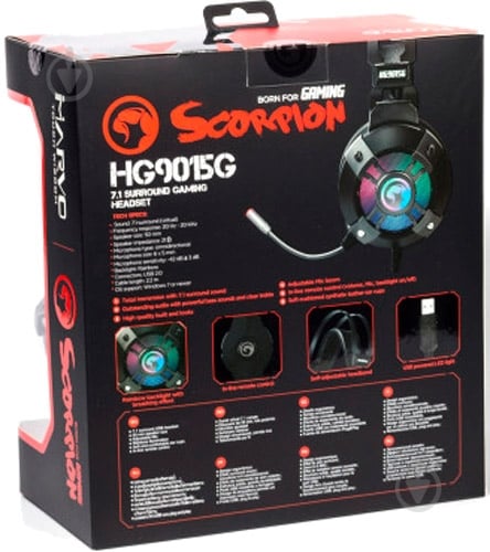 Гарнітура Marvo black (HG9015G) - фото 5