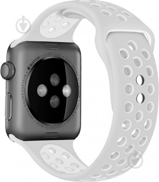 Ремешок Promate Oreo-38ML для Apple Watch 38-40 мм Grey/White oreo-38ml.grey/white - фото 2