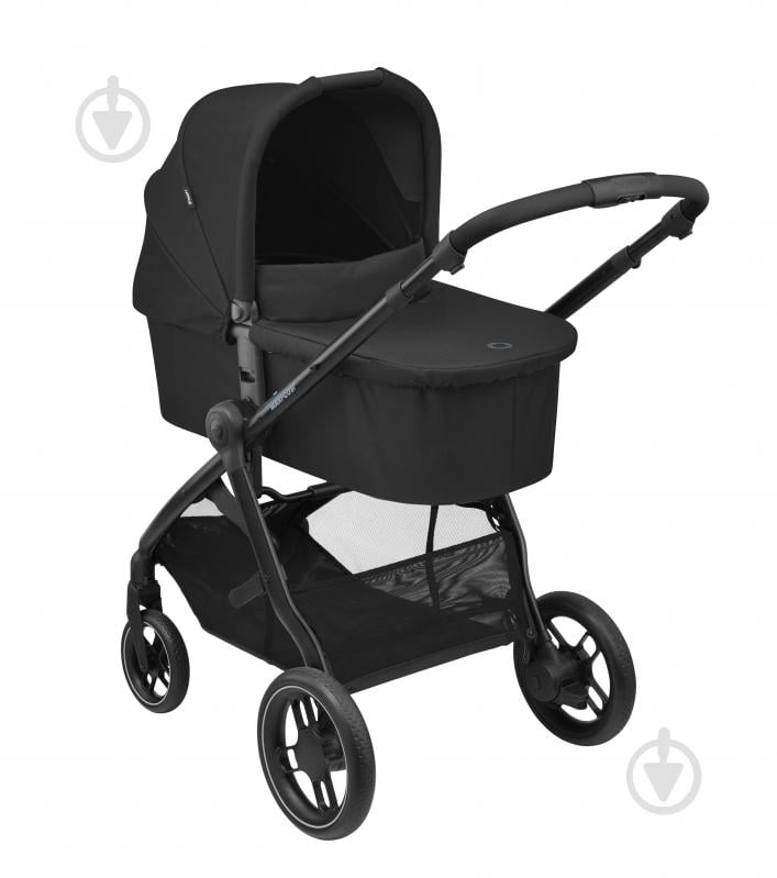 Коляска универсальная 2 в 1 Maxi-Cosi Street Plus Essential Black - фото 1