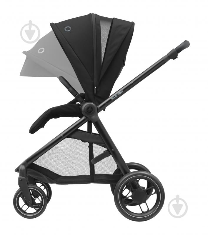 Коляска универсальная 2 в 1 Maxi-Cosi Street Plus Essential Black - фото 4