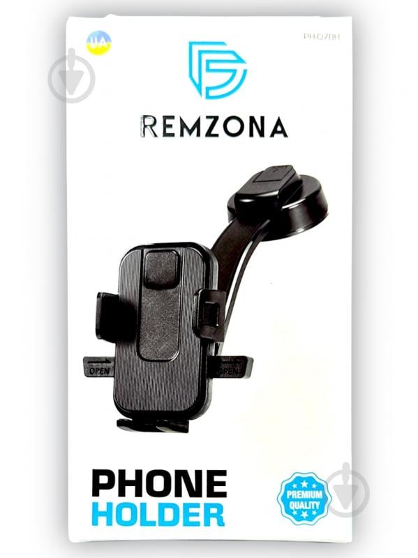 Держатель для смартфона PH-07BK Remzona [019] Black - фото 7