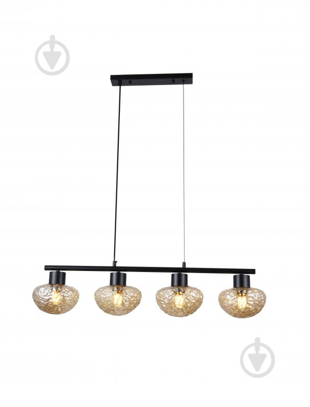 Подвес Sensio Elystrum 4x40 Вт /E27 черный LS-07803/4LB-40W - фото 1 Подвес Sensio Elystrum 4x40 Вт /E27 черный LS-07803/4LB-40W - фото 1