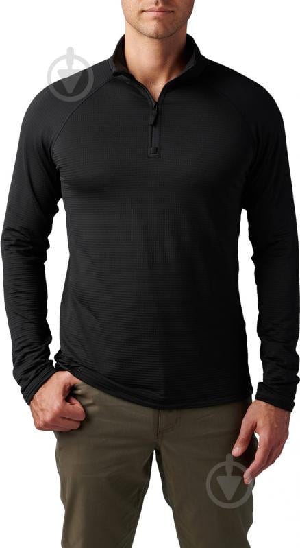 Термореглан 5.11 Tactical Stratos 1/4 Zip 72235-019 р.2XL черный - фото 1