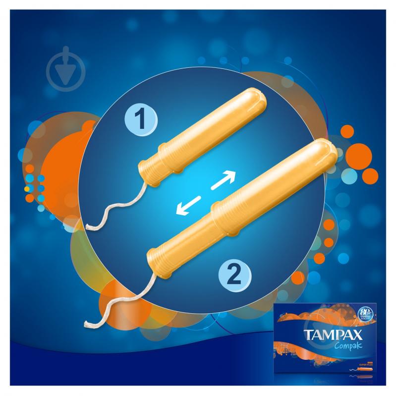 Тампони Tampax Compak super plus 16 шт. - фото 5