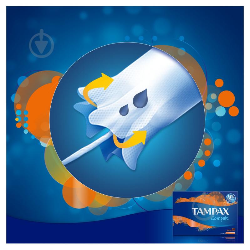 Тампони Tampax Compak super plus 16 шт. - фото 7