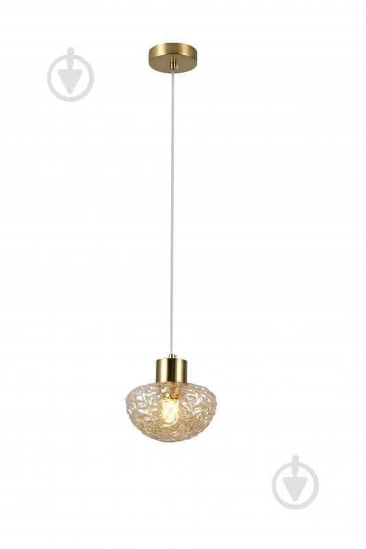 Подвес Sensio Elystrum 1x40 Вт /E27 золотистый LS-07802/1PC-40W - фото 1 Подвес Sensio Elystrum 1x40 Вт /E27 золотистый LS-07802/1PC-40W - фото 1