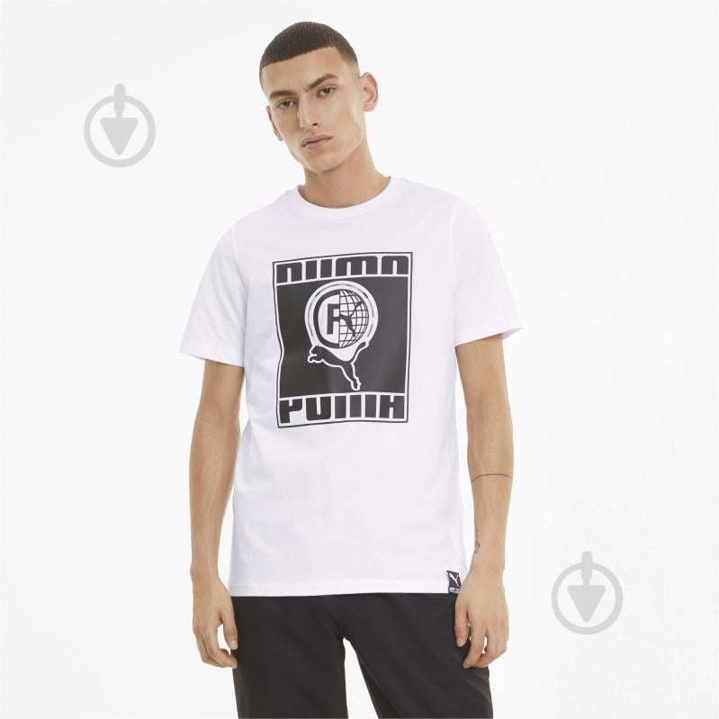 Футболка Puma INTL Tee 59980402 р.L белый - фото 1