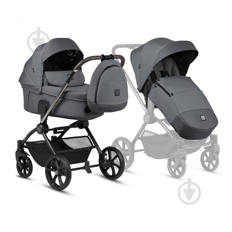 Коляска универсальная TUTIS GIO+ Grigio (1552133) - фото 3 Коляска универсальная TUTIS GIO+ Grigio (1552133) - фото 3