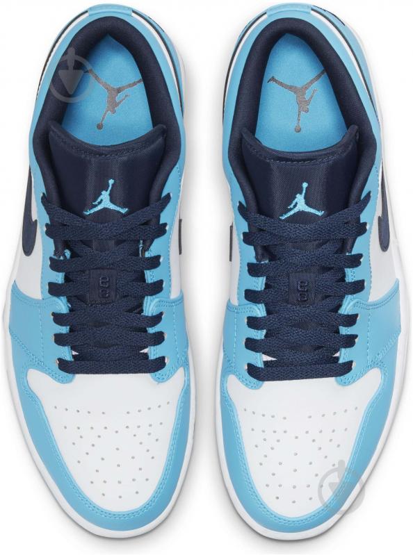 Кроссовки мужские Jordan AIR 1 LOW 553558-144 р.47,5 голубые - фото 6