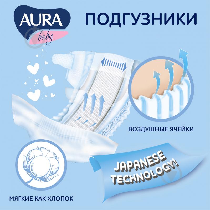 Подгузники Aura 5 11-25 кг 12 шт. - фото 3