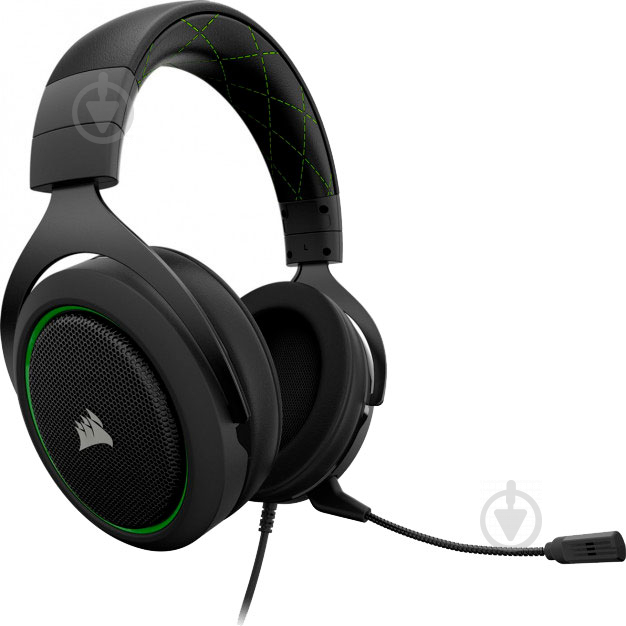 Гарнитура Corsair HS50 black/green (CA-9011171-EU) - фото 3