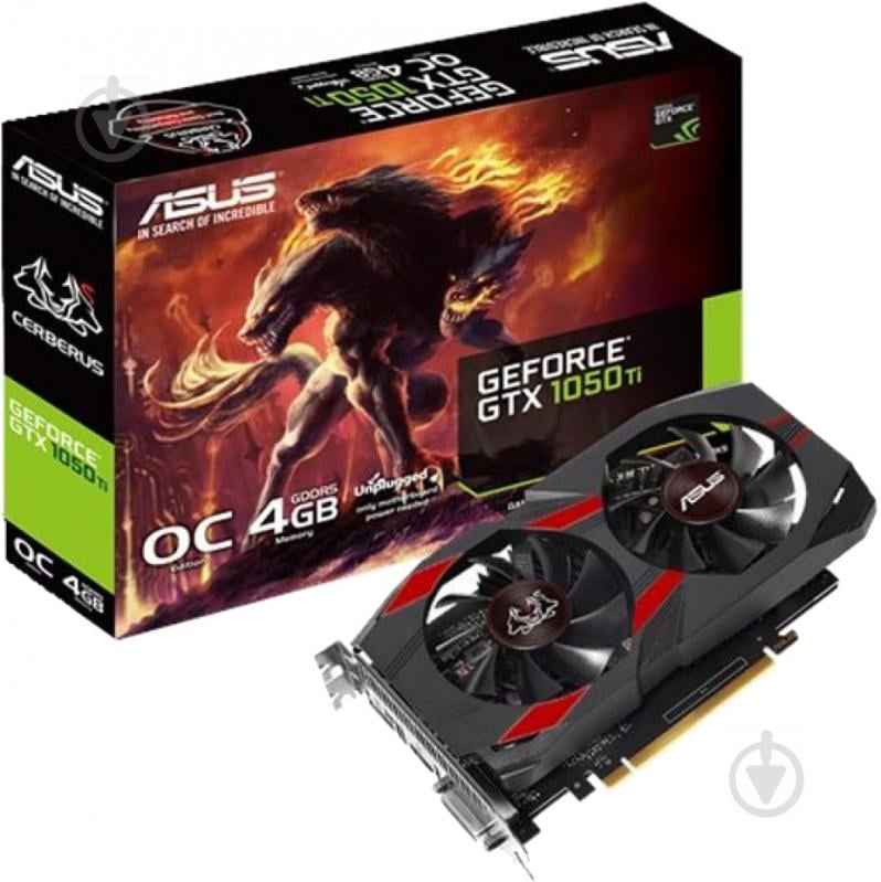 Видеокарта Asus GeForce GTX 1050 Ti Cerberus OC 4GB GDDR5 128bit (CERBERUS-GTX1050TI-O4G) - фото 8