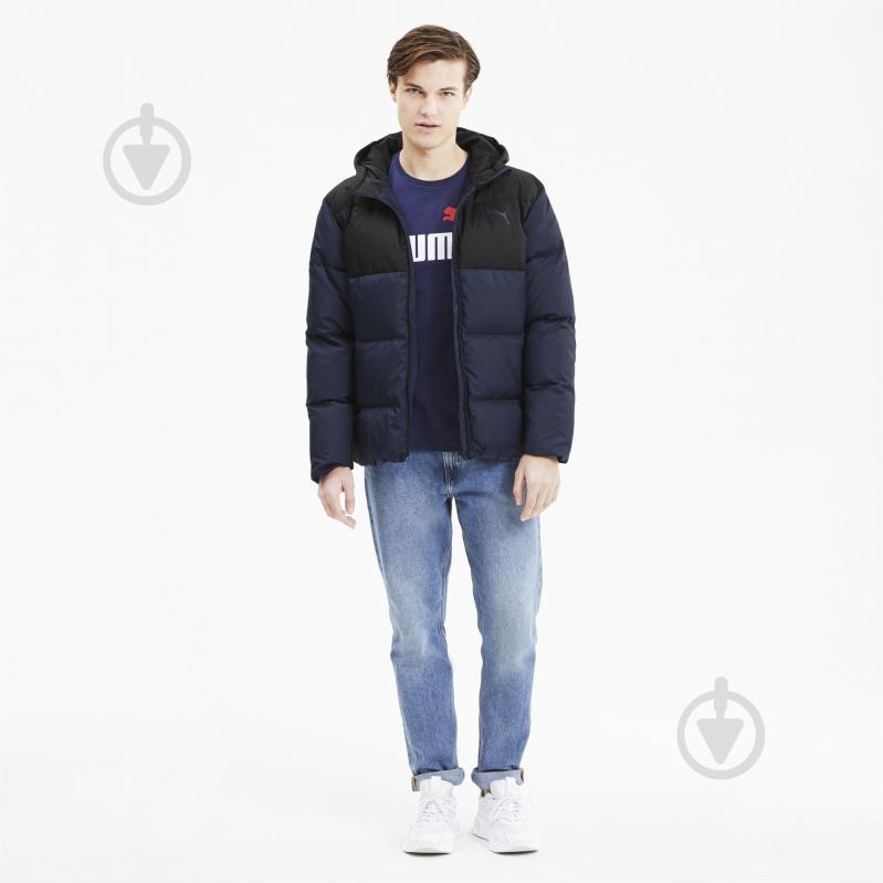 Пуховик Puma ESS+ Down Jacket 58215606 р.M темно-синій - фото 5 Пуховик Puma ESS+ Down Jacket 58215606 р.M темно-синій - фото 5