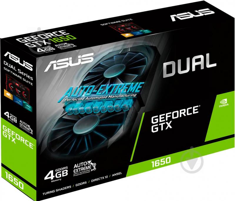 Видеокарта Asus GeForce GTX 1650 4GB GDDR5 128bit (DUAL-GTX1650-4G) - фото 7