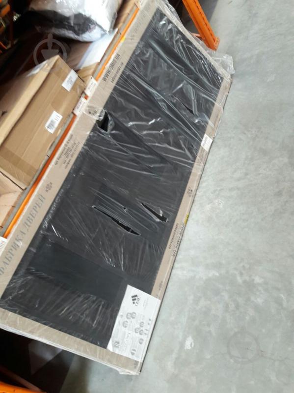 УЦЕНКА! Дверное полотно ОМиС Домино-R ПО черное стекло 800 мм дуб венге (УЦ №2454) - фото 3 УЦЕНКА! Дверное полотно ОМиС Домино-R ПО черное стекло 800 мм дуб венге (УЦ №2454) - фото 3