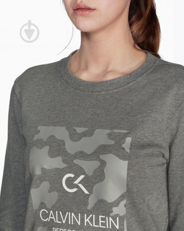 Свитшот Calvin Klein Performance BILLBOARD PULLOVER 00GWF9W315-979 р. L серый - фото 4