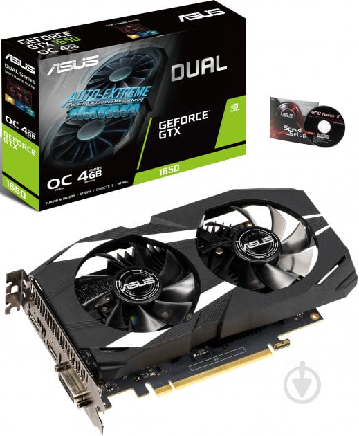 Відеокарта Asus GeForce GTX 1650 Dual OC 4GB GDDR5 128bit (DUAL-GTX1650-O4G) - фото 3