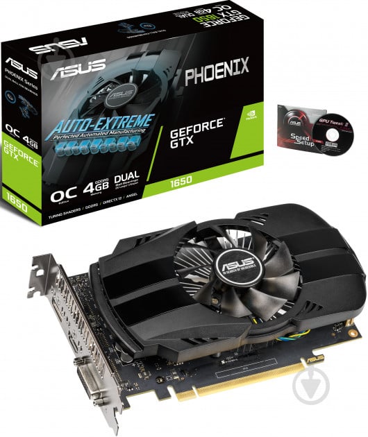 Видеокарта Asus GeForce GTX 1650 Phoenix OC 4GB GDDR5 128bit (PH-GTX1650-O4G) - фото 3