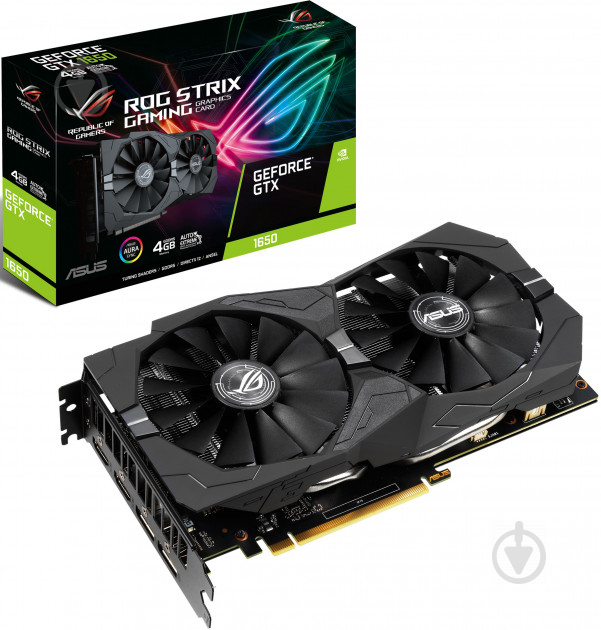 Відеокарта Asus GeForce GTX 1650 ROG Strix Gaming 4GB GDDR5 128bit (ROG-STRIX-GTX1650-4G-GAMING) - фото 9