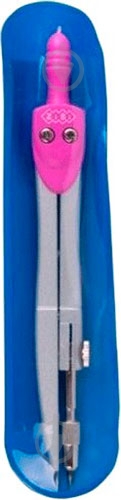 Циркуль BASIS (ZB.5300BS-10) в чехле розовый ZiBi - фото 1