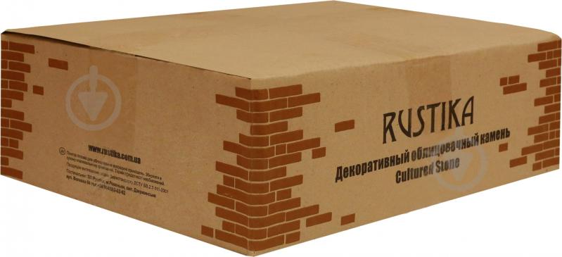 Плитка гіпсова пряма RUSTIKA Оксфорд білий 0,7 кв.м - фото 5