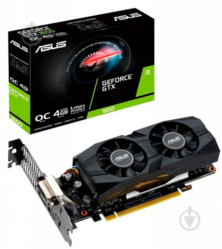 Видеокарта Asus GeForce GTX 1650 4GB GDDR5 128bit (GTX1650-O4G-LP-BRK) - фото 8