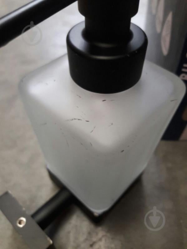 УЦЕНКА! Дозатор для жидкого мыла Imprese Bilovec 171255 черный (УЦ №2454) - фото 5