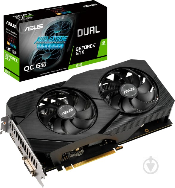 Відеокарта Asus GeForce GTX 1660 Dual Evo OC 6GB GDDR5 192bit (DUAL-GTX1660-O6G-EVO) - фото 8