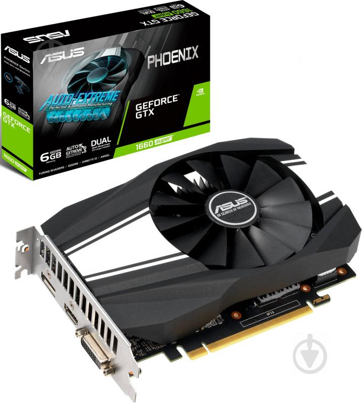 Видеокарта Asus GeForce GTX 1660 6GB GDDR6 192bit (PH-GTX1660S-6G) - фото 6