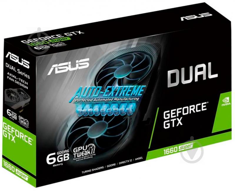 Відеокарта Asus GeForce GTX 1660 6GB GDDR6 192bit (DUAL-GTX1660S-6G-EVO) - фото 9