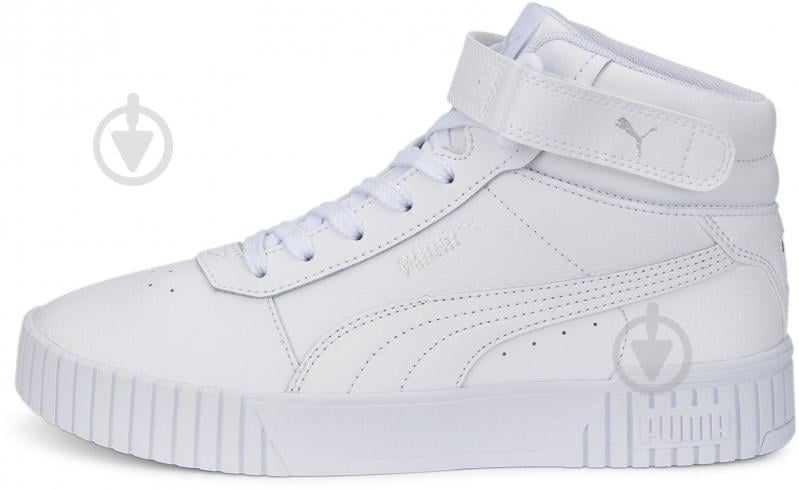 Кроссовки женские демисезонные Puma CARINA 2.0 MID 38585102 р.35,5 белые - фото 1