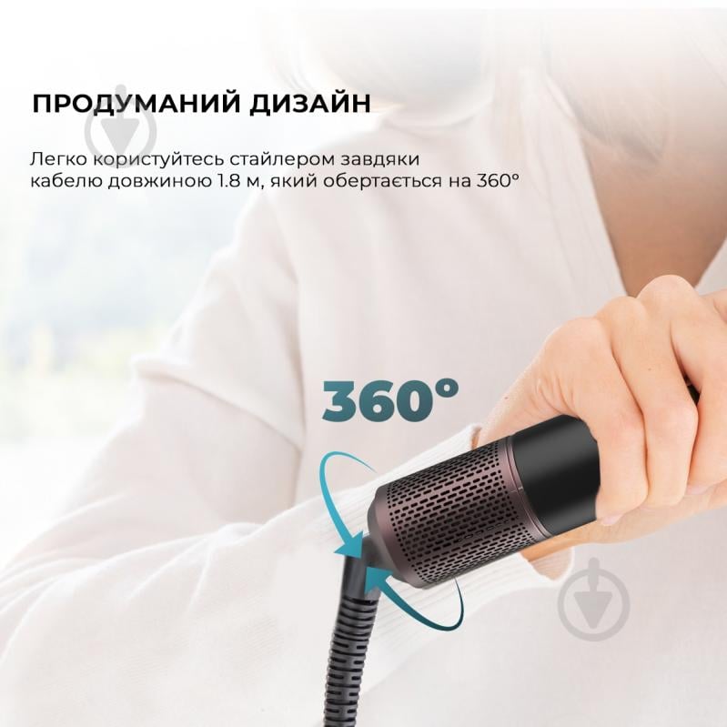 Стайлер CECOTEC Bamba CeramicCare 8in1 AirGlam Black - фото 10