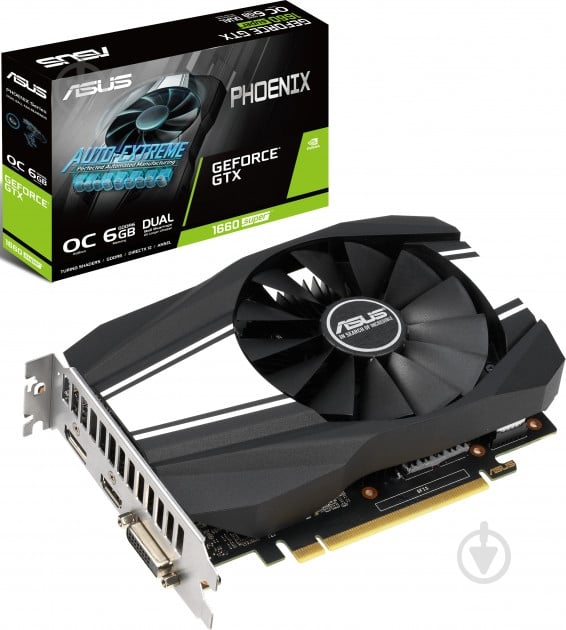 Видеокарта Asus GeForce GTX 1660 Super Phoenix OC 6GB GDDR6 192bit (PH-GTX1660S-O6G) - фото 6