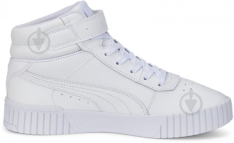 Кросівки жіночі демісезонні Puma CARINA 2.0 MID 38585102 р.41 білі - фото 2