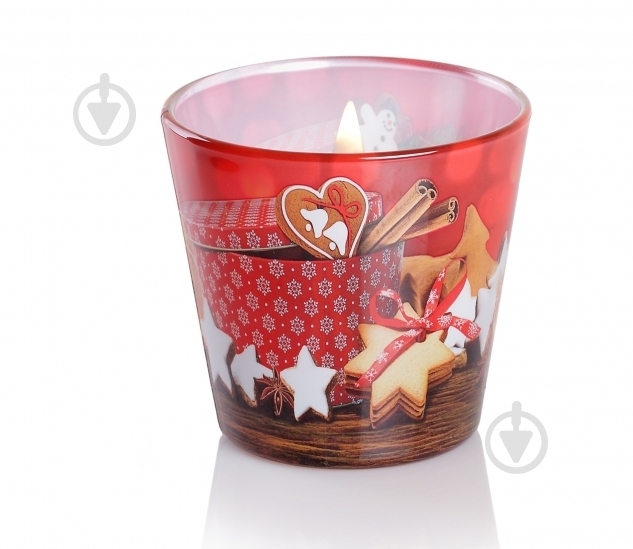 Свічка ароматична Bartek Candles Яблуко та апельсин (скло 115 г) - фото 3
