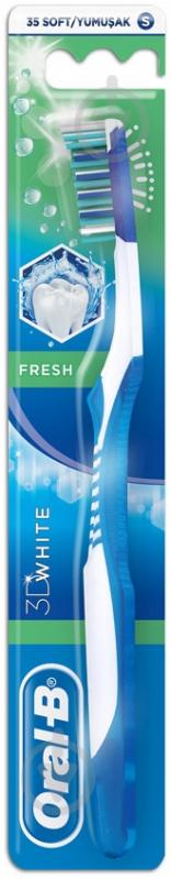 Зубная щетка Oral-B 3D White Fresh мягкая 1 шт. - фото 1