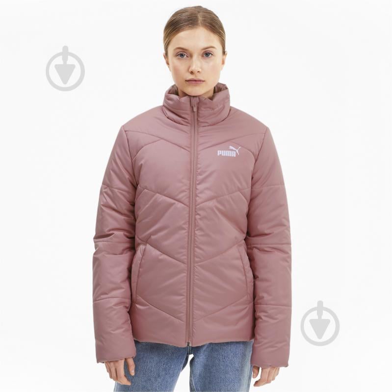 Куртка женская зимняя Puma ESS Padded Jacket 58221016 р.S розовая - фото 1