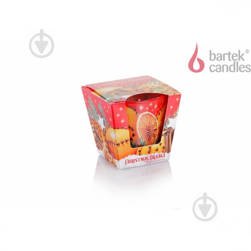 Свічка ароматична Bartek Candles Різдвяний апельсин 115 г - фото 2